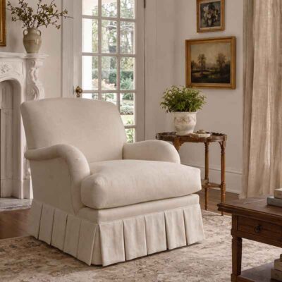 The Rachel Chair with Pleated Skirt